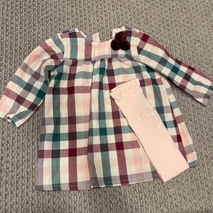 Baby Dress with Pink Leggings